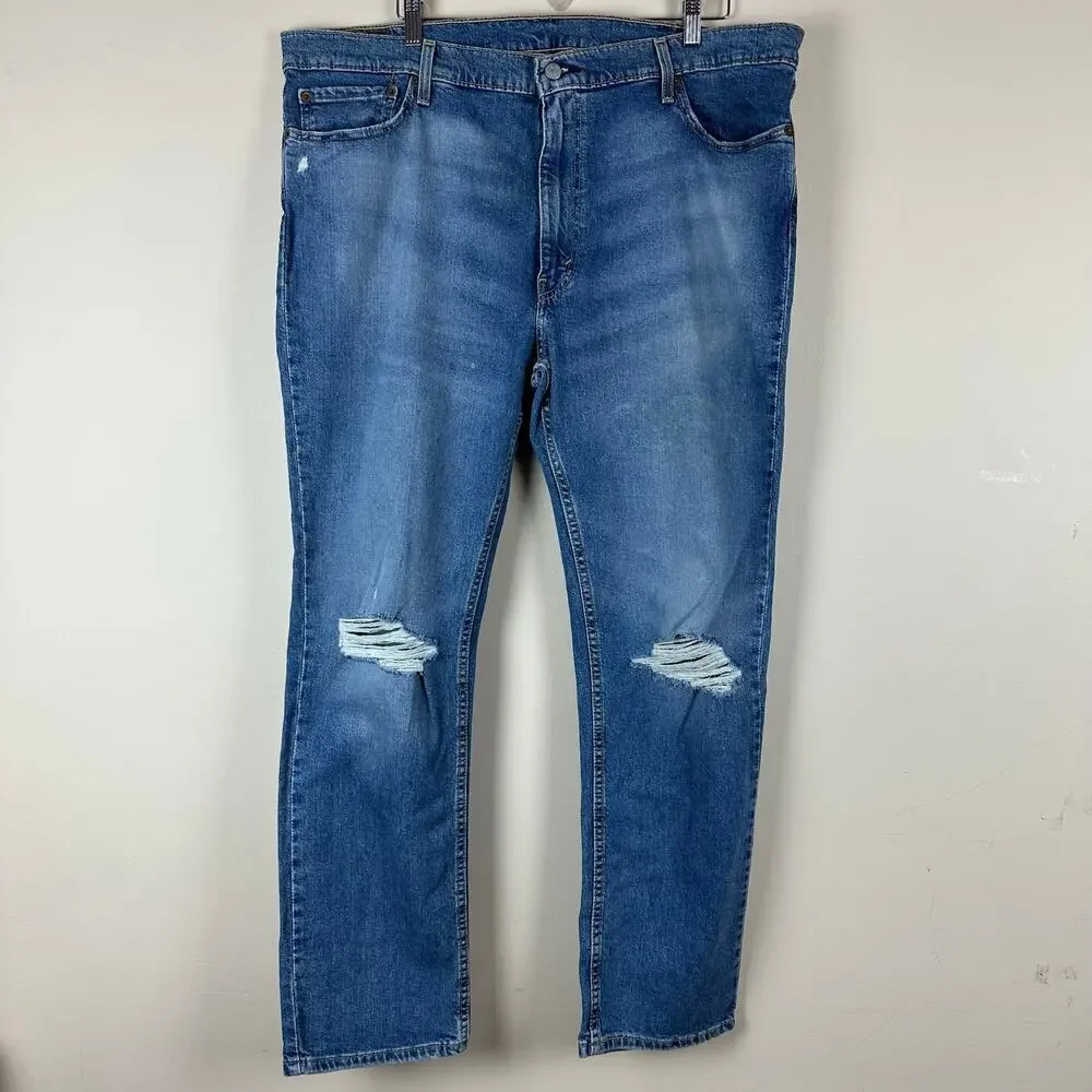Levi’s 511 Denim Jeans Men’s W42 L32 Medium Wash Denim Straight Leg Utility Work